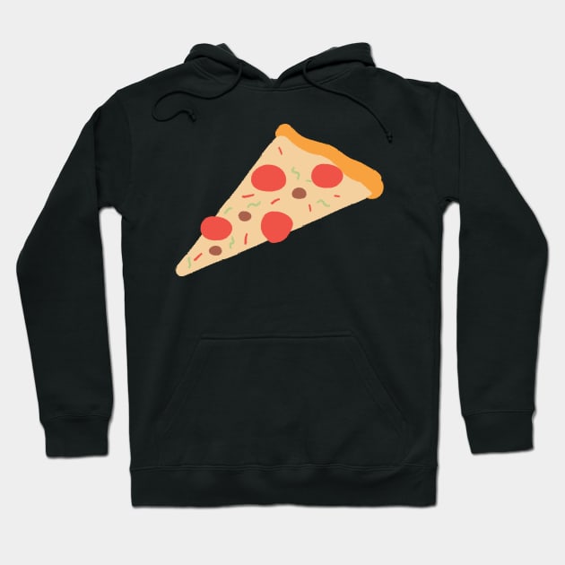 pizza slice crayon doodle Hoodie by InkyArt